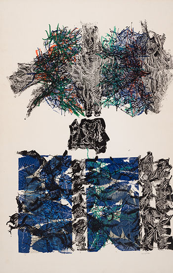 Feuilles VI par Jean Paul Riopelle