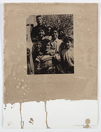 Untitled (Boys at Residential School) by Carl Beam