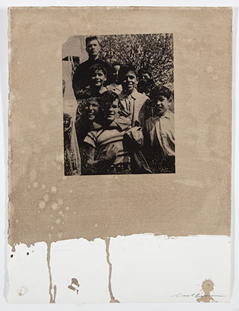 Untitled (Boys at Residential School) par Carl Beam