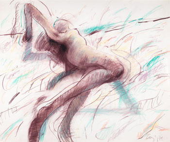 Reclining Figure Moving - Study #36 by John Graham Coughtry