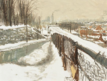Rue des Seigneurs, Montreal by John Geoffrey Caruthers Little