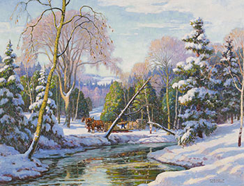 Winter Woodland par Thomas Wilberforce Mitchell