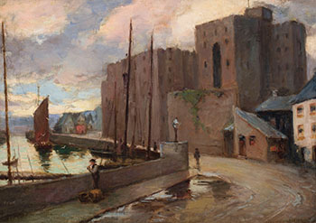 Harbour par John William (J.W.) Beatty