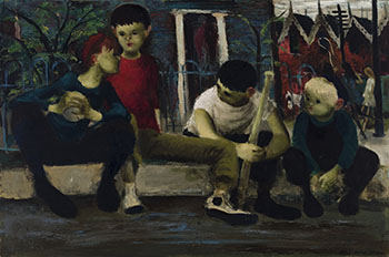Kids on the Curb par William Arthur Winter