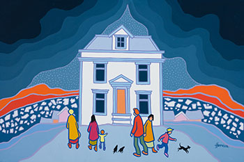 House on the Hill par Ted Harrison