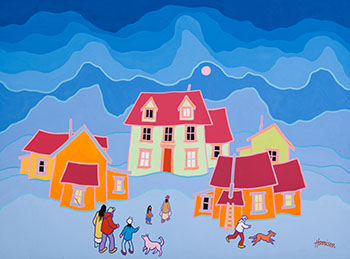 Evening Jaunt by Ted Harrison