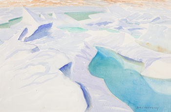 Ice Forms, Lake Harbour by Doris Jean McCarthy