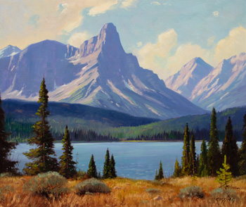 Mountain Landscape par Roland Gissing