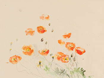 Poppies #5 by Molly Joan Lamb Bobak