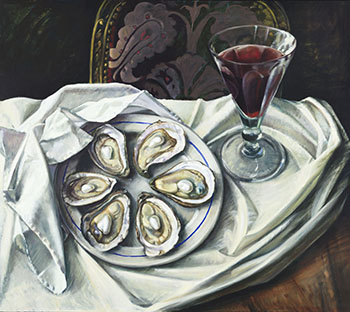 Still Life with Oysters by Gerard Gauci