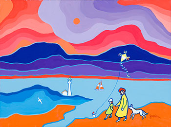 Headland View by Ted Harrison