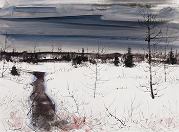 Paysage d’hiver by Jacques Godefroy de Tonnancour