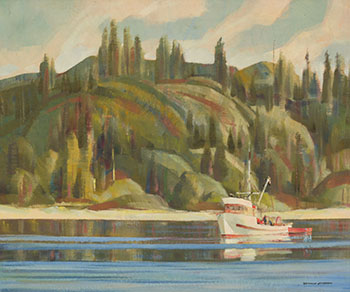 Near Aero, Queen Charlotte Islands, B.C. by Ronald Threlkeld Jackson