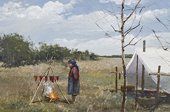 Drying Deer Meat