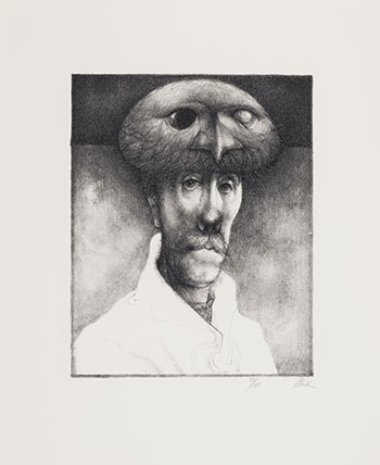 Don Quixote Wearing a Bird Visor
