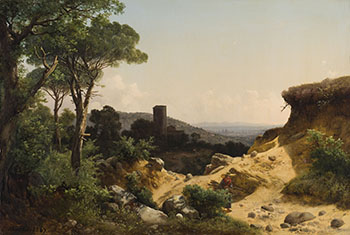 Montemasso, Near Florence by Karoly Marko the Younger