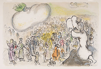 The Story of Exodus (For the Cloud of the Lorde…) par Marc Chagall