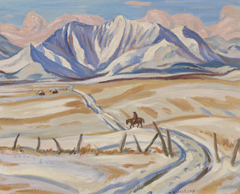 First Snow, Pincher Creek by Alexander Young (A.Y.) Jackson