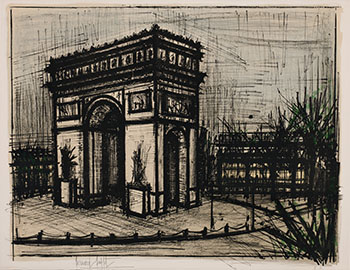 L'Arc de Triomphe (Album Paris) by Bernard Buffet