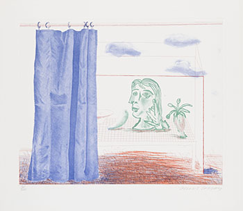 What is This Picasso? from The Blue Guitar by David Hockney
