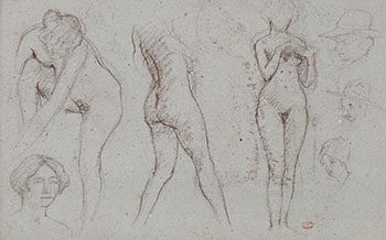 Nude Studies by Clarence Alphonse Gagnon