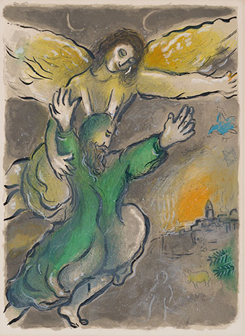 Moses Beheld all the Work by Marc Chagall