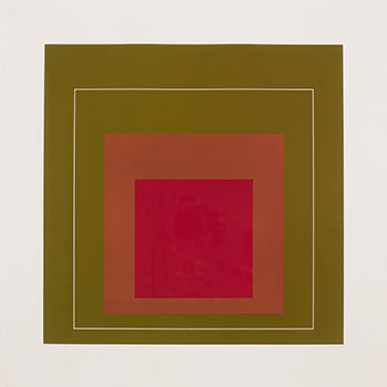 White Line Square IV par Josef Albers