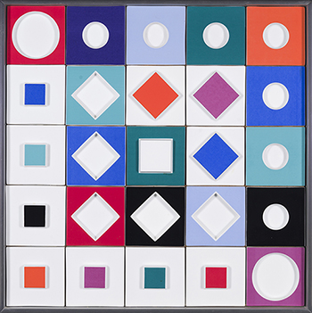 Composition par Victor Vasarely