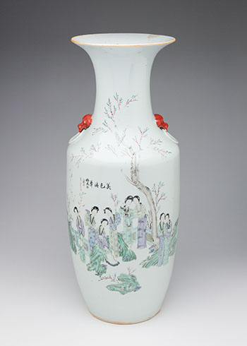 A Qianjiang Enamel Baluster Vase, Republican Period by  Chinese Art