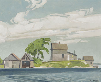 North Channel, Little Current par Alfred Joseph (A.J.) Casson