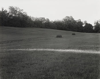 Two Photographs - Meadow, Last Sun and Prairie, Lincoln County, Minnesota by John Szarkowski