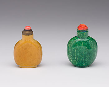 Two Chinese Ivory Snuff Bottles, 18th Century by  Chinese Art