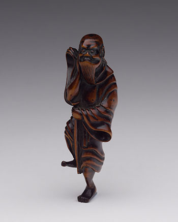 A Large Japanese Netsuke of a Sennin, Edo Period, 18th to 19th Century by  Japanese Art