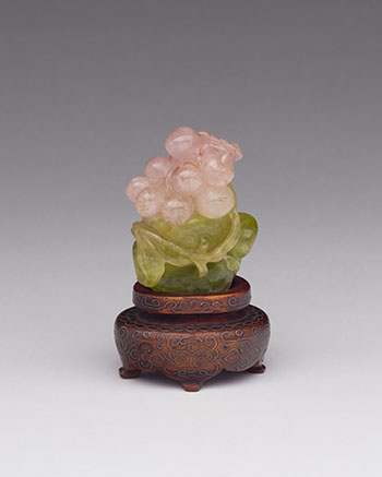 A Chinese Tourmaline Two-Coloured Pebble, 19th Century by  Chinese Art