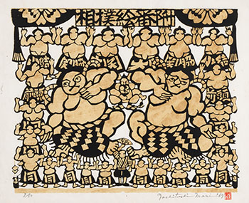 Sumo Wrestlers by Yoshitoshi Mori