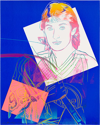 Wayne Gretzky #99 (F.&S.II.306) par Andy Warhol