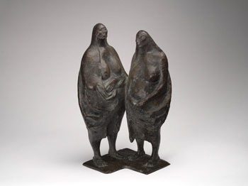 Dos mujeres de pie (Two Standing Women) by Francisco Zúñiga