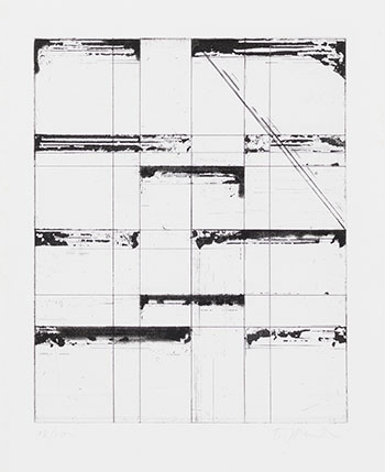 Etching for Parkett by Brice Marden