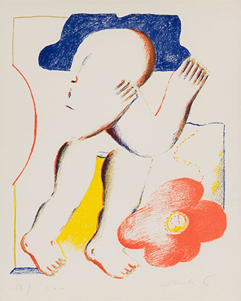 Untitled Figure by Horst Antes