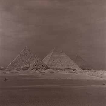 Giza II, Dynasty IV by Lynn Davis