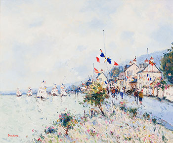 La fête des voiliers sur la Seine by Jean Pierre Dubord