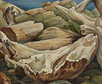 Beach Pattern - Copper Cove, BC by William Percival (W.P.) Weston