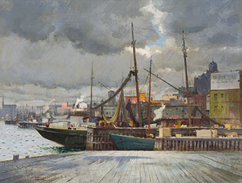 The Harbour, St John's, Newfoundland par George Franklin Arbuckle