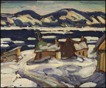 Winter on the Saint Lawrence par Attributed to Sir Frederick Grant Banting