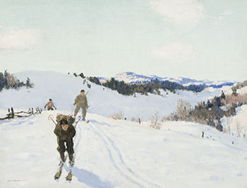 Cross-Country Skiing in the Laurentians by Frederick Simpson Coburn