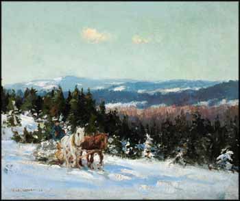 Hauling Logs by Frederick Simpson Coburn