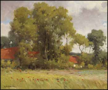 Summer Landscape by John William (J.W.) Beatty