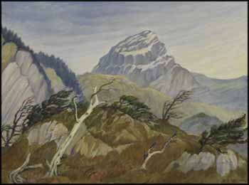 Crow's Nest Mt. from the Pass by William Percival (W.P.) Weston