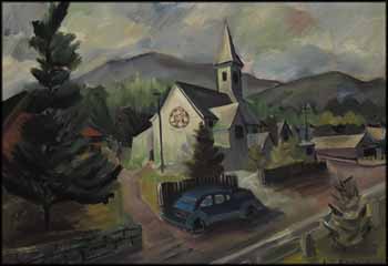 Church, Saanich by Jack Leonard Shadbolt