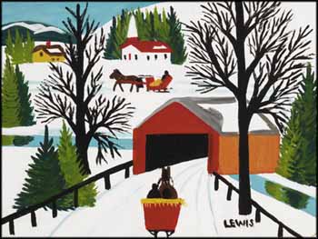 Horse and Sleigh by Maud Lewis